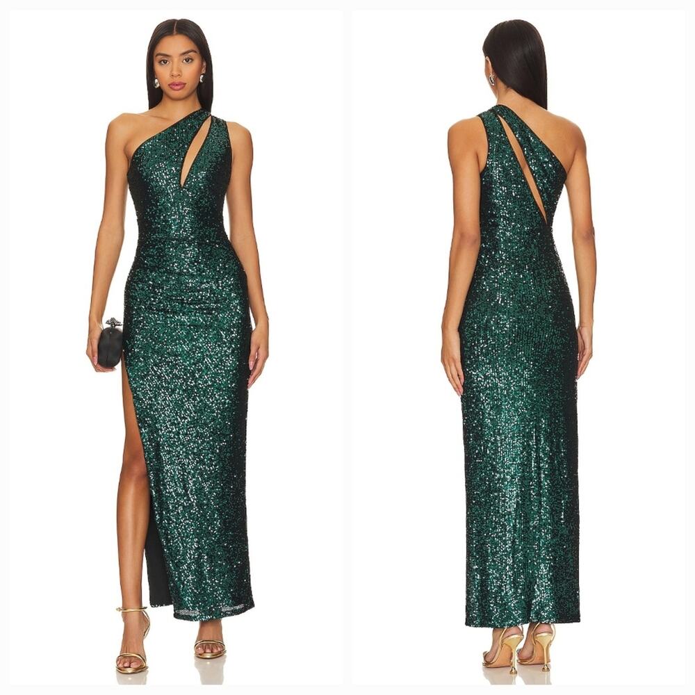 REMI x REVOLVE Donna Gown in Emerald 1X